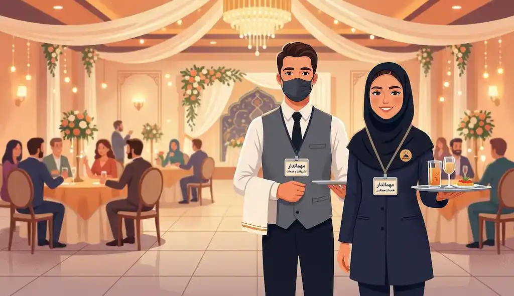 مهماندار مراسم در تهران